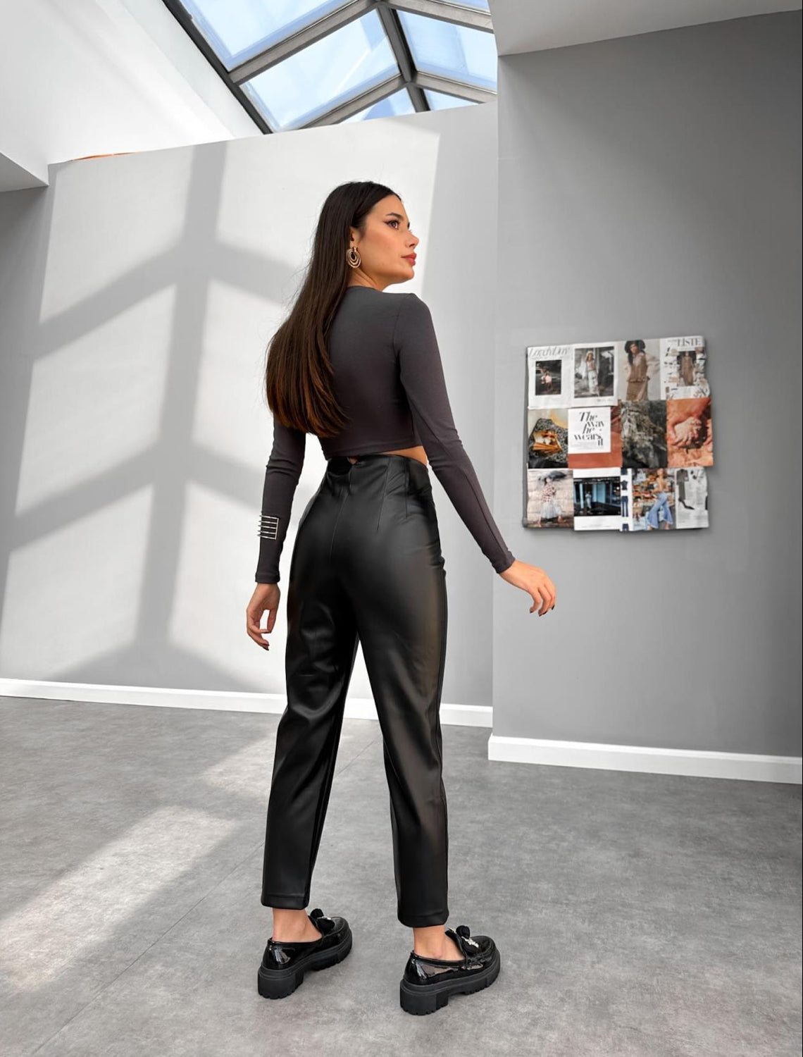 Kiki leather pants