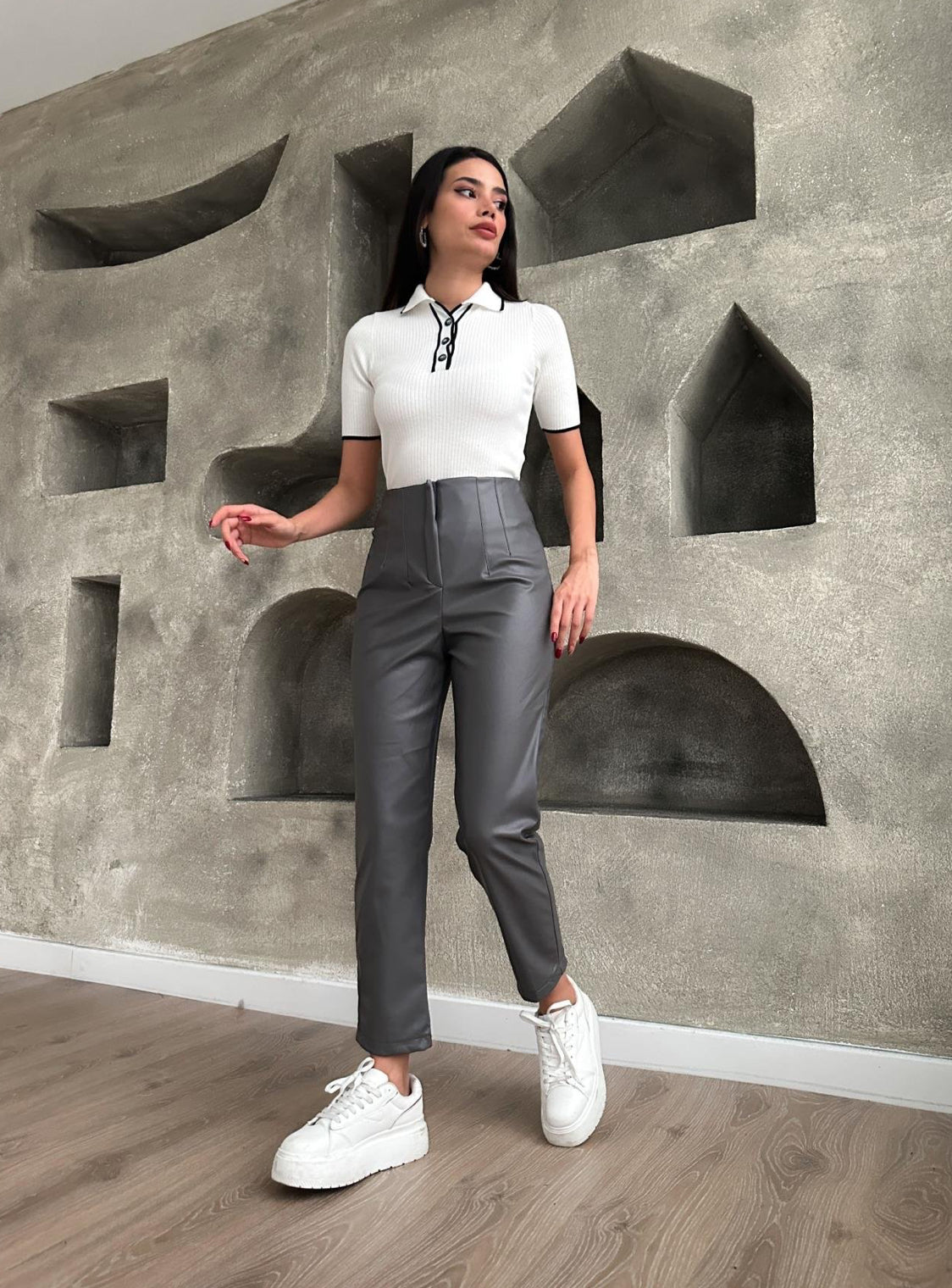 Kiki leather pants