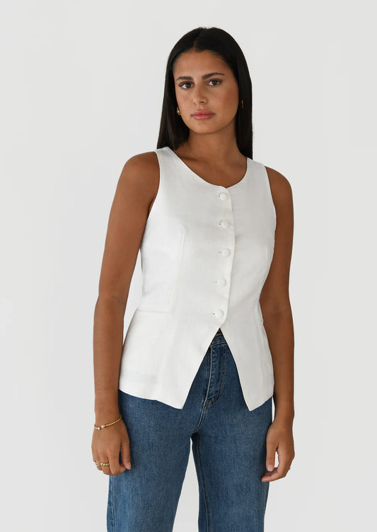 Linen Vest